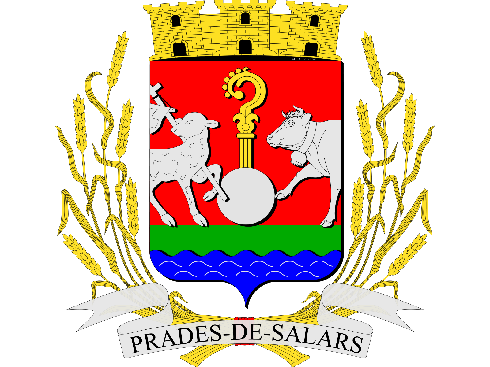 Blason de Prades de Salars